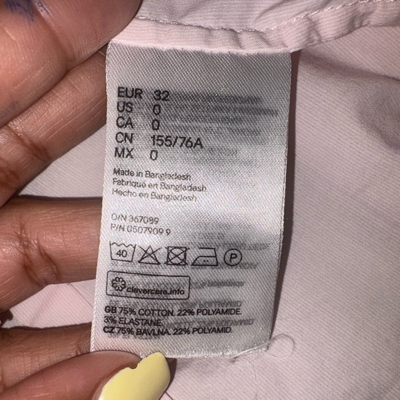 H&M Pink Fitted Button Down Shirt - Picture 7 of 7